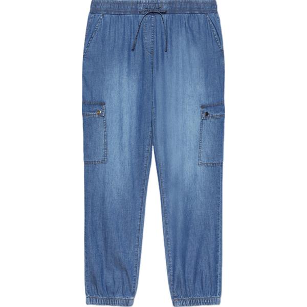 pantaloni cargo Fiorella Rubino blu