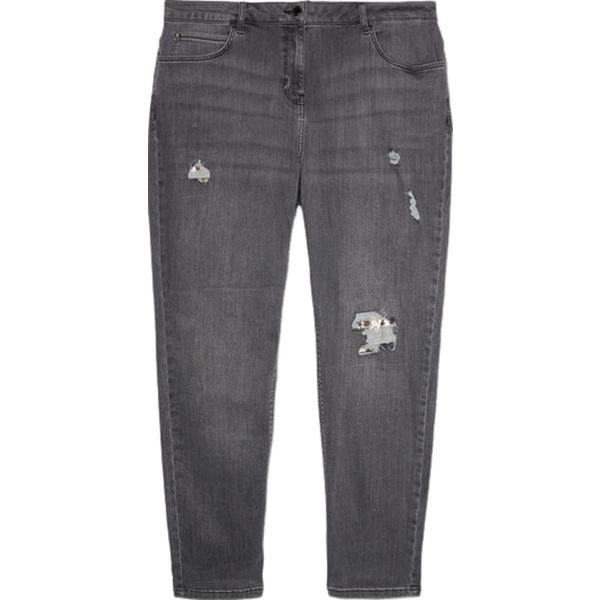 jeans strappati Fiorella Rubino grigio