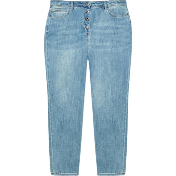 jeans dritti Fiorella Rubino blu