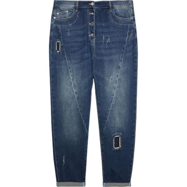jeans strappati Fiorella Rubino blu