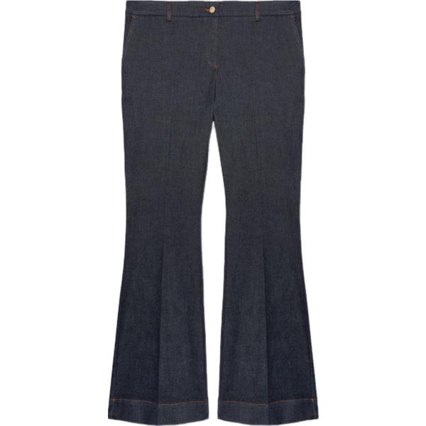 jeans a zampa Fiorella Rubino grigio