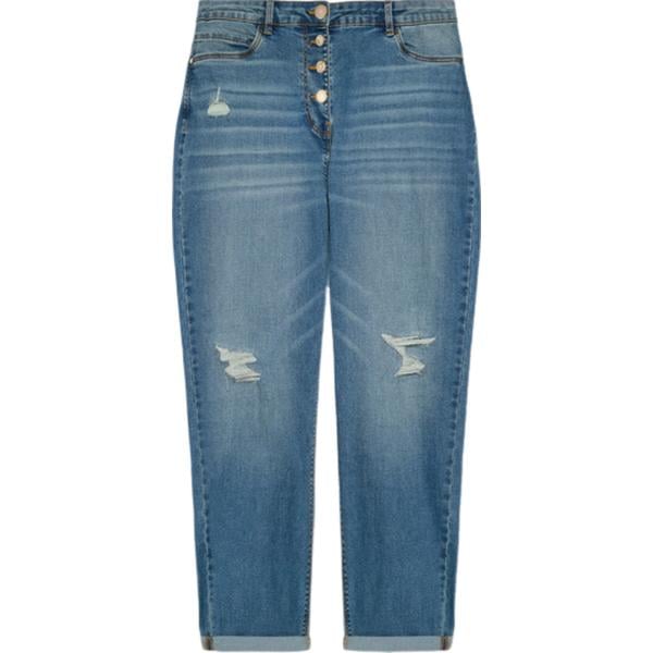 jeans strappati Fiorella Rubino blu