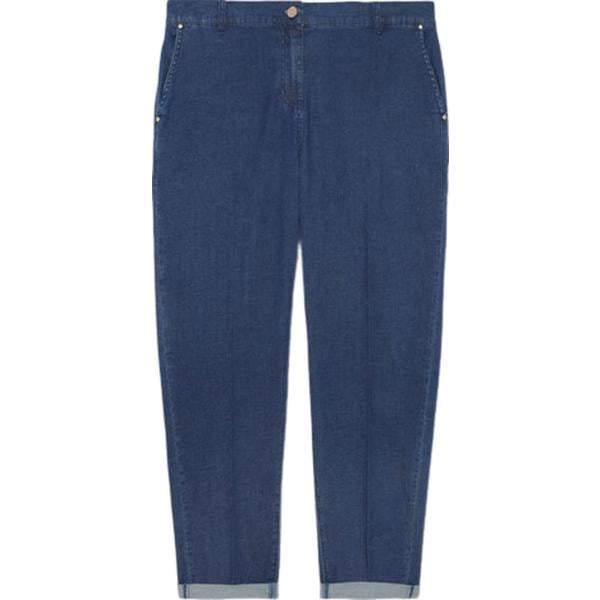 jeans dritti Fiorella Rubino blu