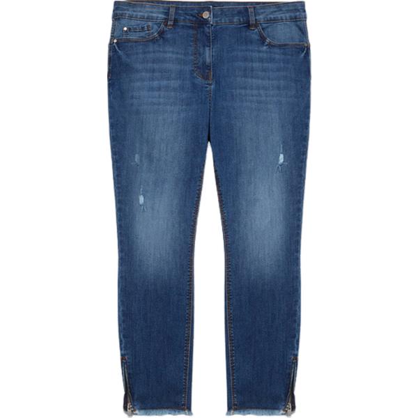 jeans strappati Fiorella Rubino blu