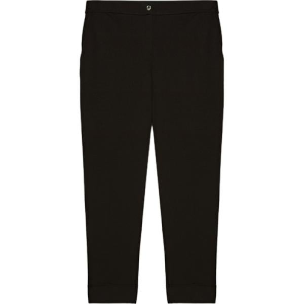 pantaloni Fiorella Rubino nero