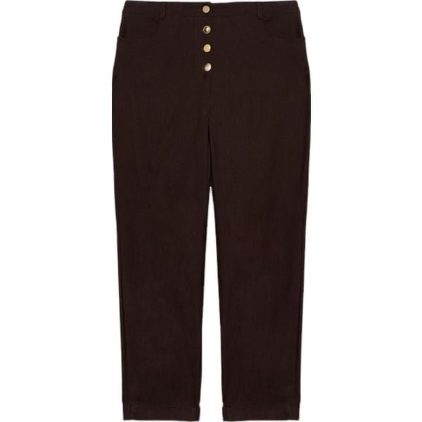 pantaloni Fiorella Rubino marrone