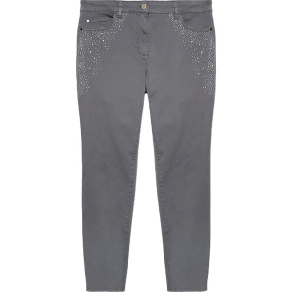 jeans skinny Fiorella Rubino grigio