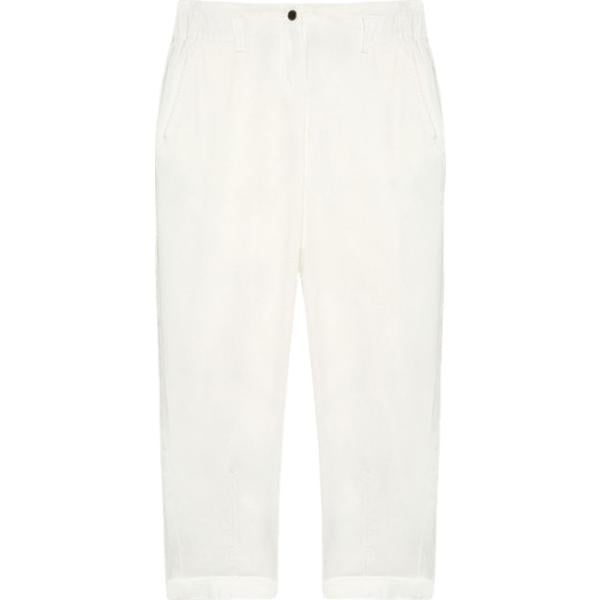 pantaloni Fiorella Rubino bianco