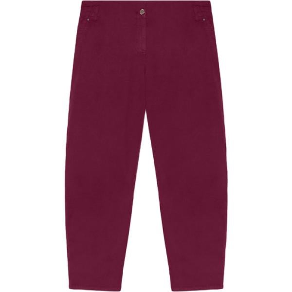 pantaloni Fiorella Rubino rosso