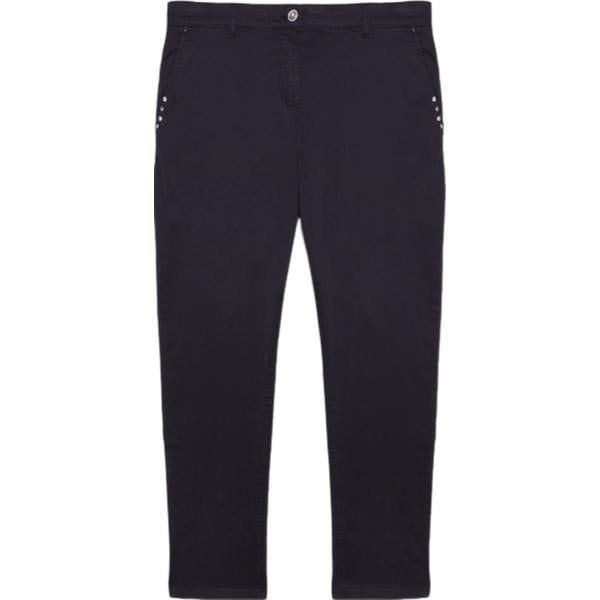 pantaloni chino Fiorella Rubino nero
