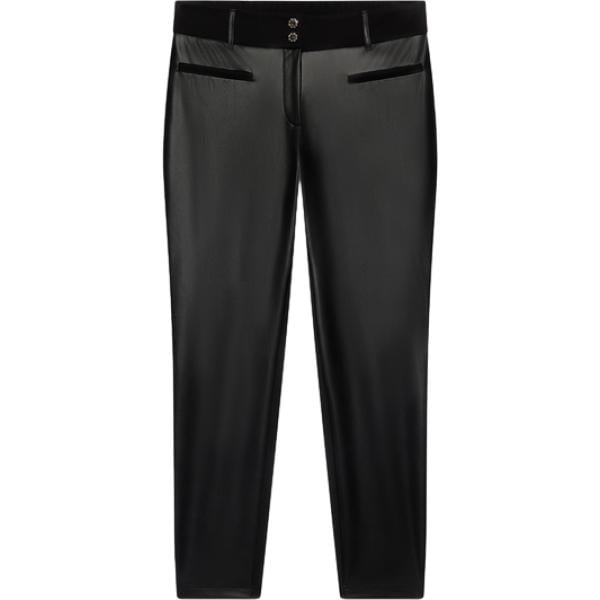 pantaloni skinny Fiorella Rubino nero