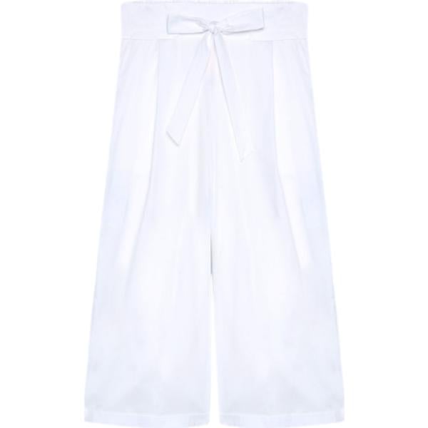 pantaloni Fiorella Rubino bianco
