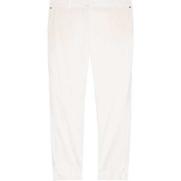 pantaloni chino Fiorella Rubino bianco