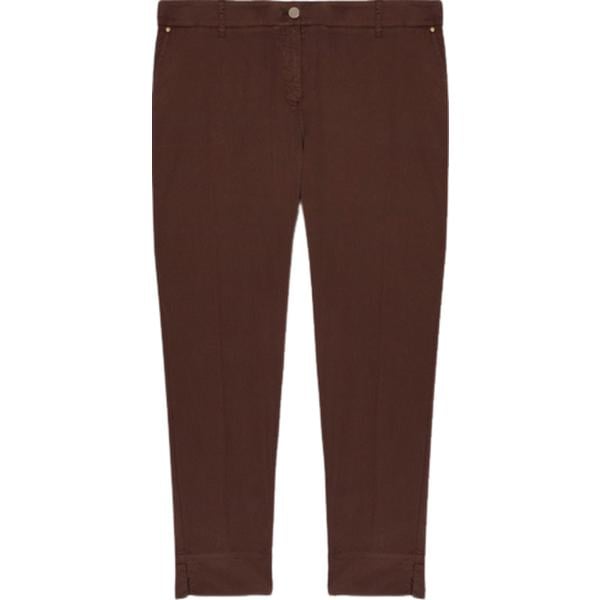 pantaloni chino Fiorella Rubino marrone