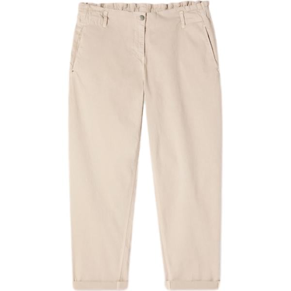 pantaloni Fiorella Rubino bianco