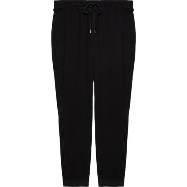 pantaloni Fiorella Rubino nero