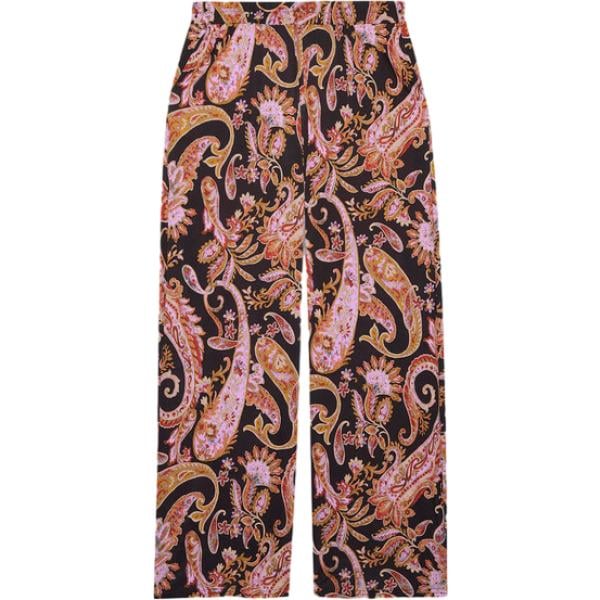 pantaloni Fiorella Rubino multicolore paisley