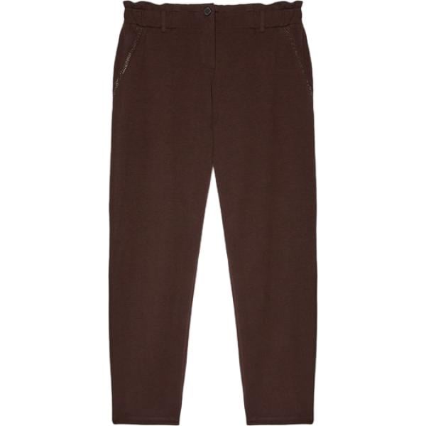 pantaloni Fiorella Rubino marrone