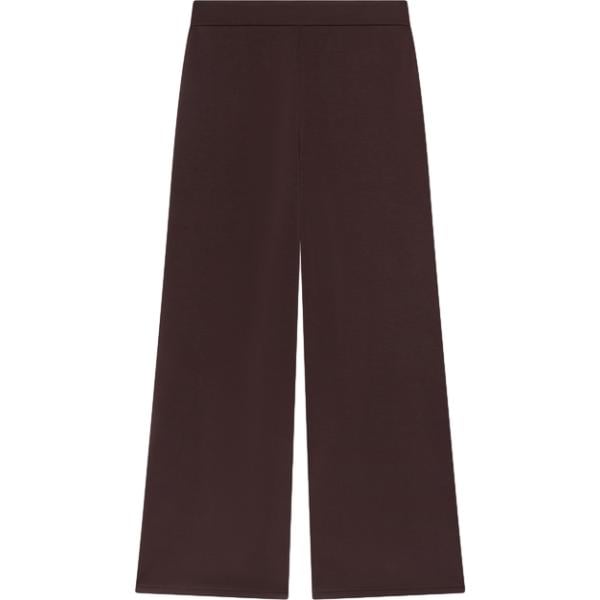 Pantaloni da donna in marrone scuro in viscosa Fiorella Rubino