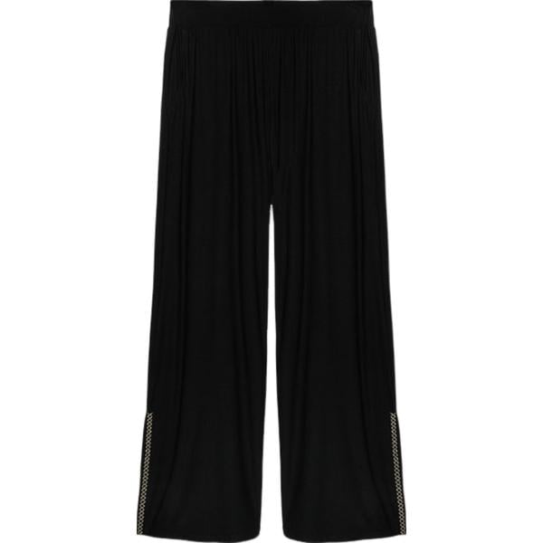 pantaloni a palazzo Fiorella Rubino nero