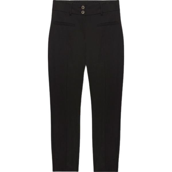 pantaloni chino Fiorella Rubino nero