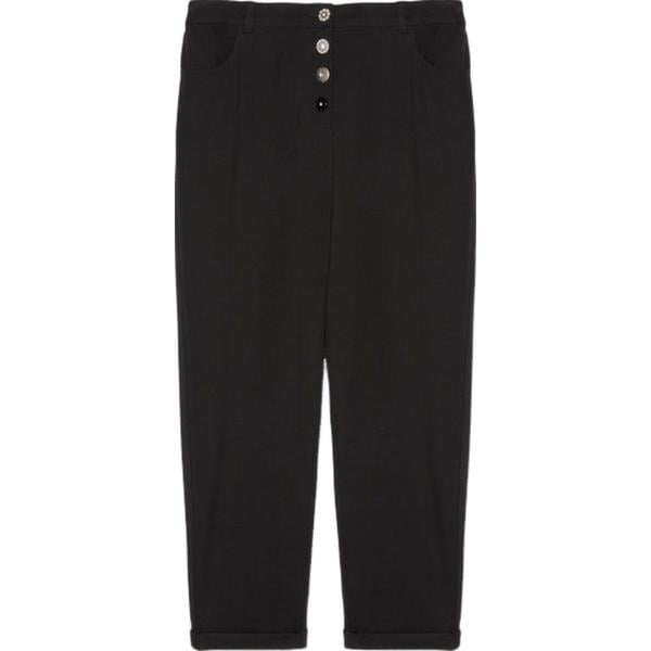 pantaloni Fiorella Rubino nero