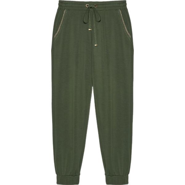 pantaloni Fiorella Rubino verde