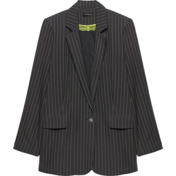 blazer Fiorella Rubino grigio a righe