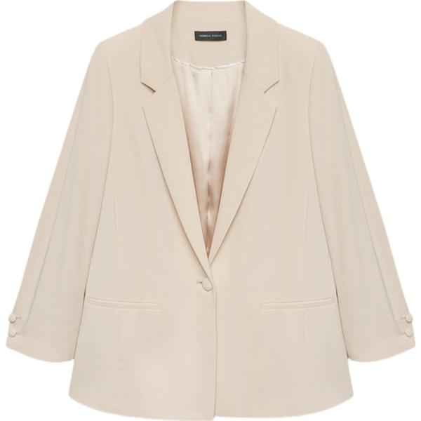 blazer Fiorella Rubino bianco