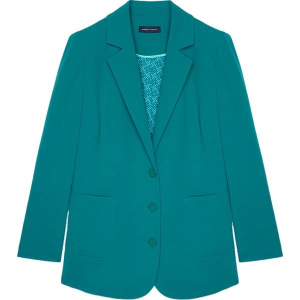 blazer Fiorella Rubino verde