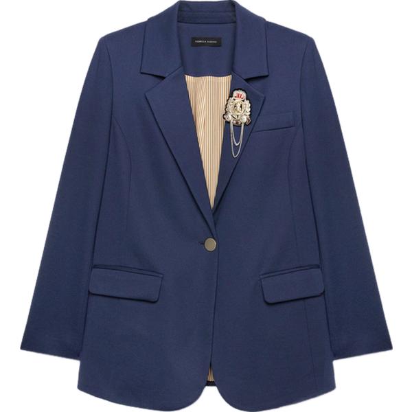 blazer Fiorella Rubino blu a righe