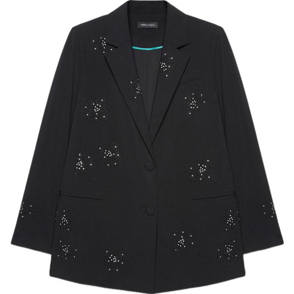 blazer Fiorella Rubino nero