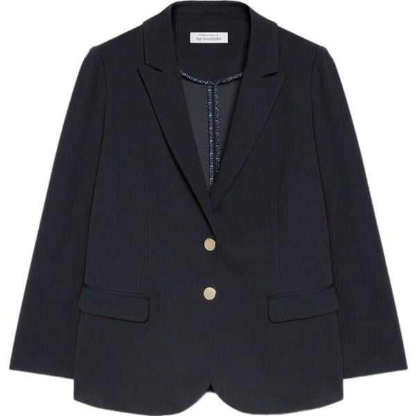 blazer Fiorella Rubino nero