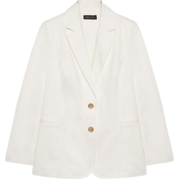 blazer Fiorella Rubino bianco