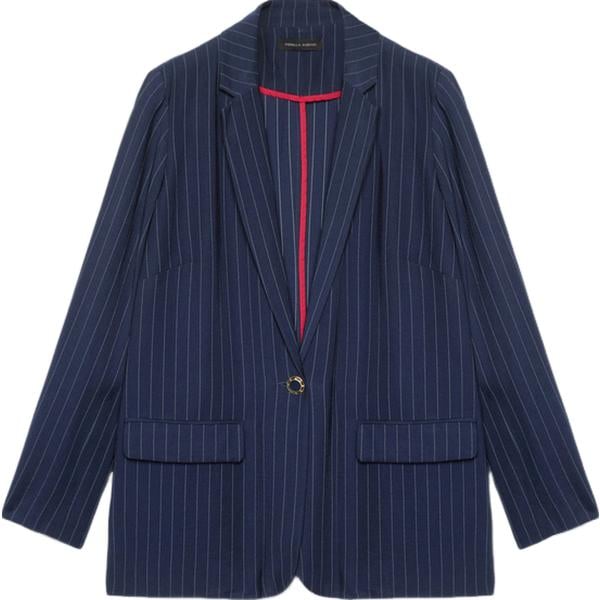blazer Fiorella Rubino blu a righe
