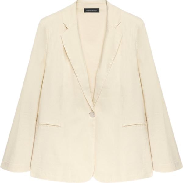 blazer Fiorella Rubino bianco