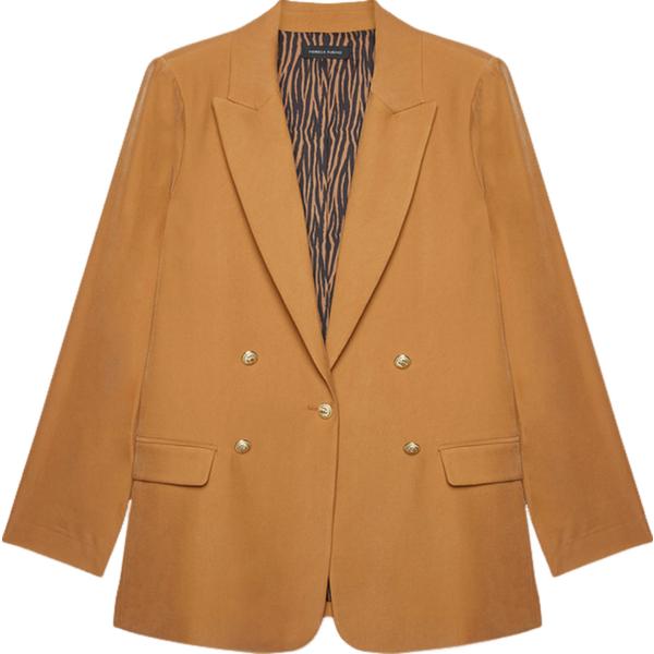 blazer Fiorella Rubino marrone animalier