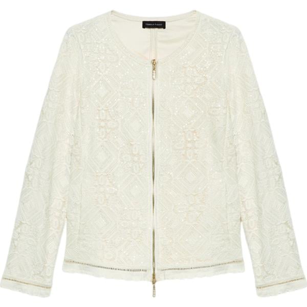 blazer Fiorella Rubino bianco