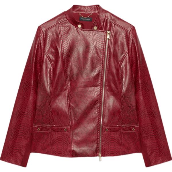 cappotti Fiorella Rubino rosso animalier