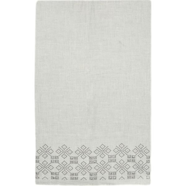 sciarpe Fiorella Rubino bianco a fiori