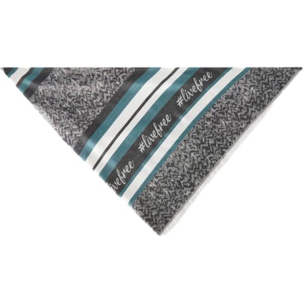 foulard Fiorella Rubino grigio con stampe