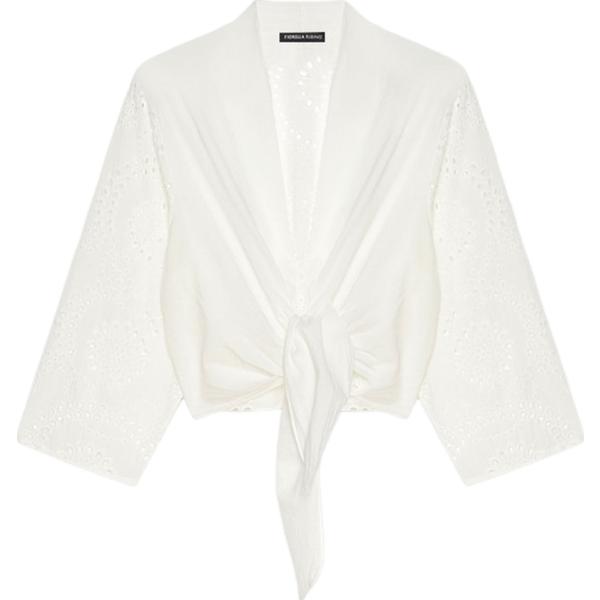 blazer Fiorella Rubino bianco