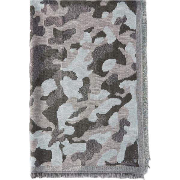 sciarpe Fiorella Rubino grigio con stampe