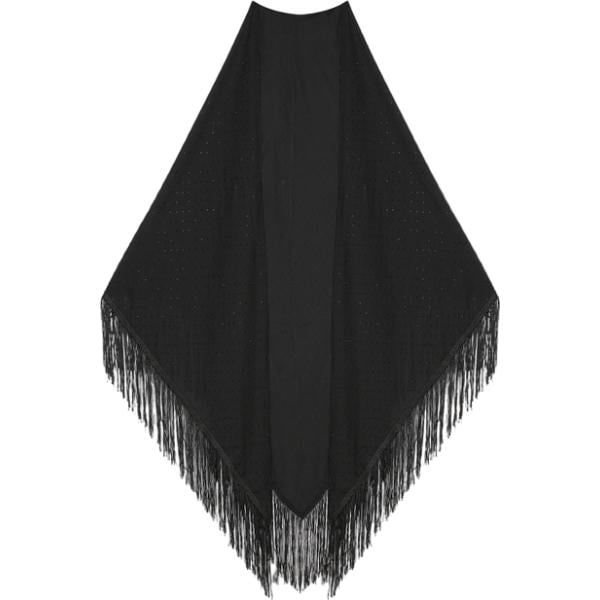 foulard Fiorella Rubino nero