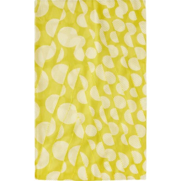 stole Fiorella Rubino giallo con stampe