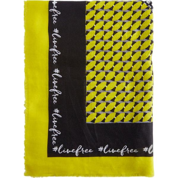 foulard Fiorella Rubino multicolore geometrica