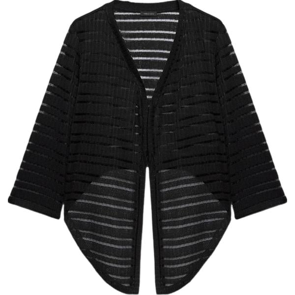 bolero Fiorella Rubino nero a righe