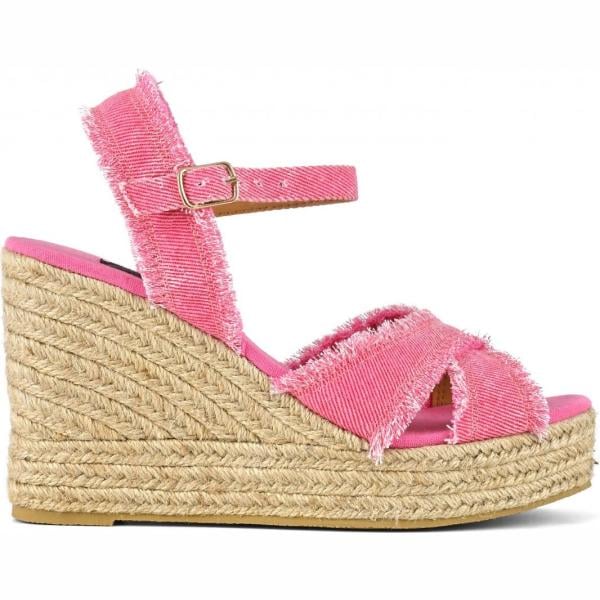 sandali col tacco Colors of California marrone