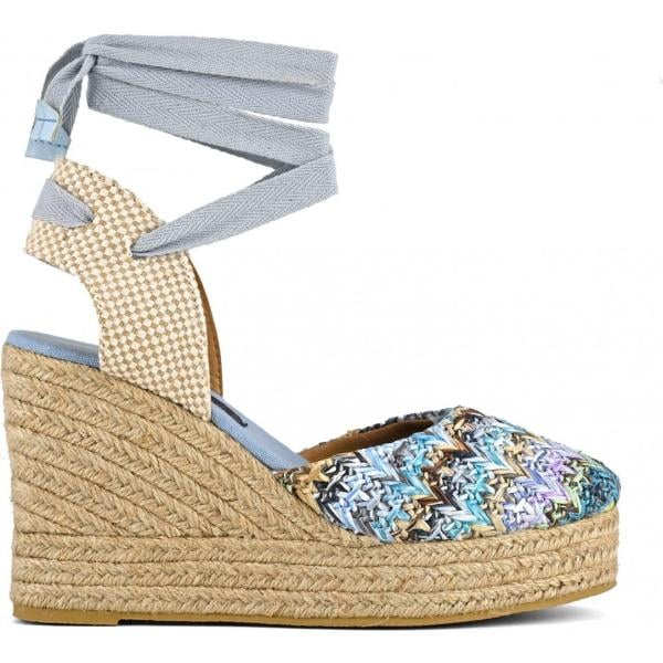 sandali col tacco Colors of California marrone