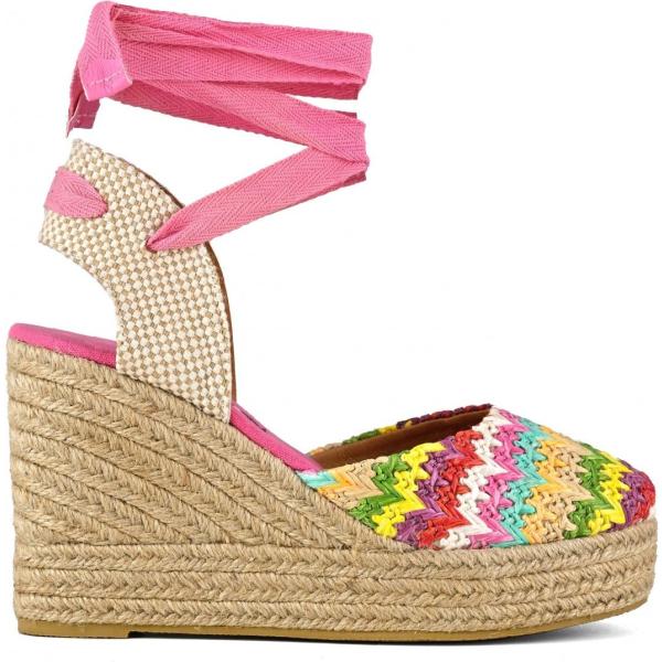 sandali col tacco Colors of California marrone